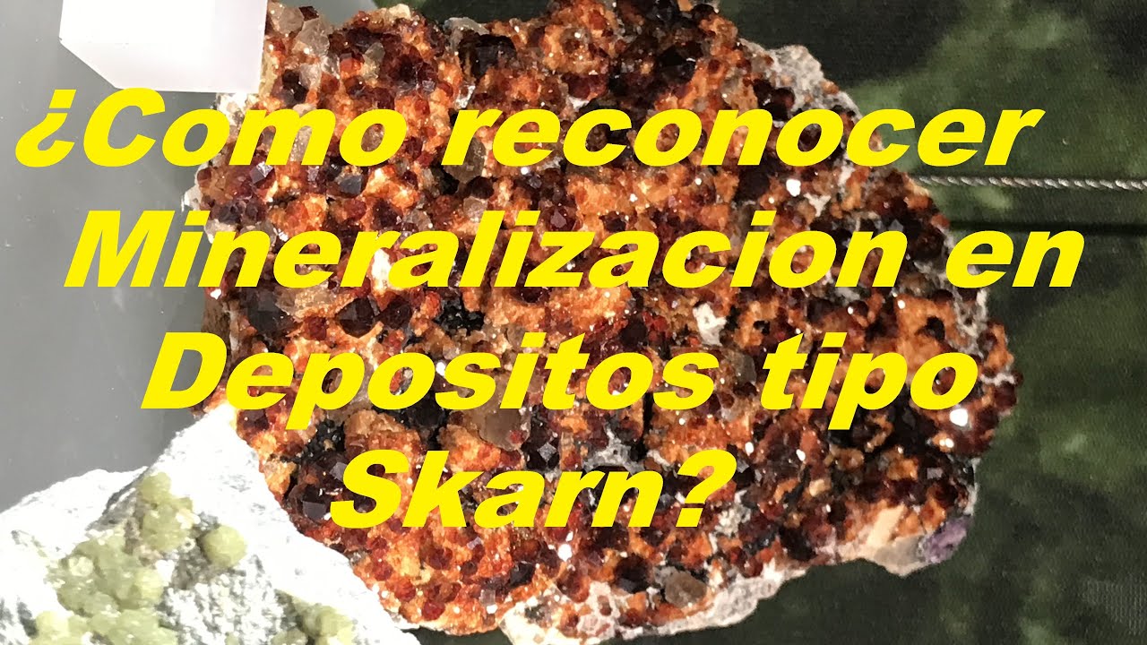 ¿Como reconocer mineralización en depósitos tipo Skarn?