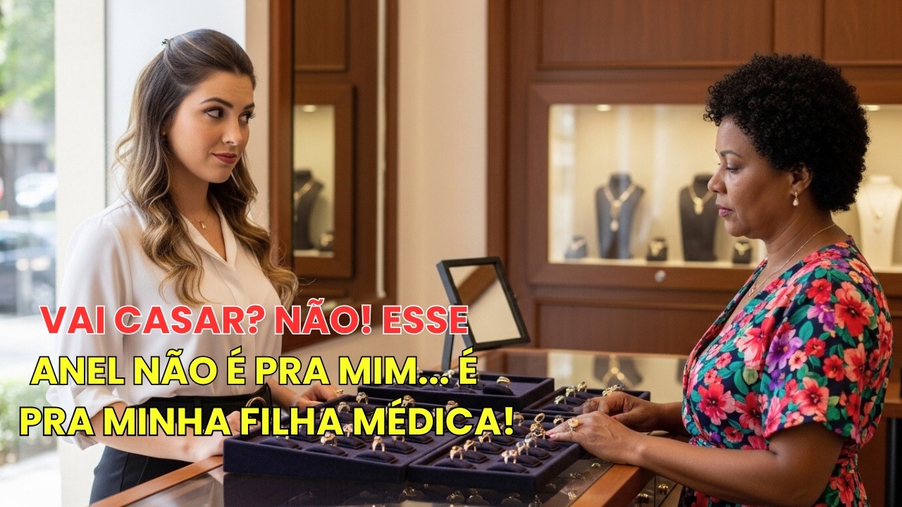 VAI CASAR AGORA? — a resposta dela deixou todos em choque na joalheria.
