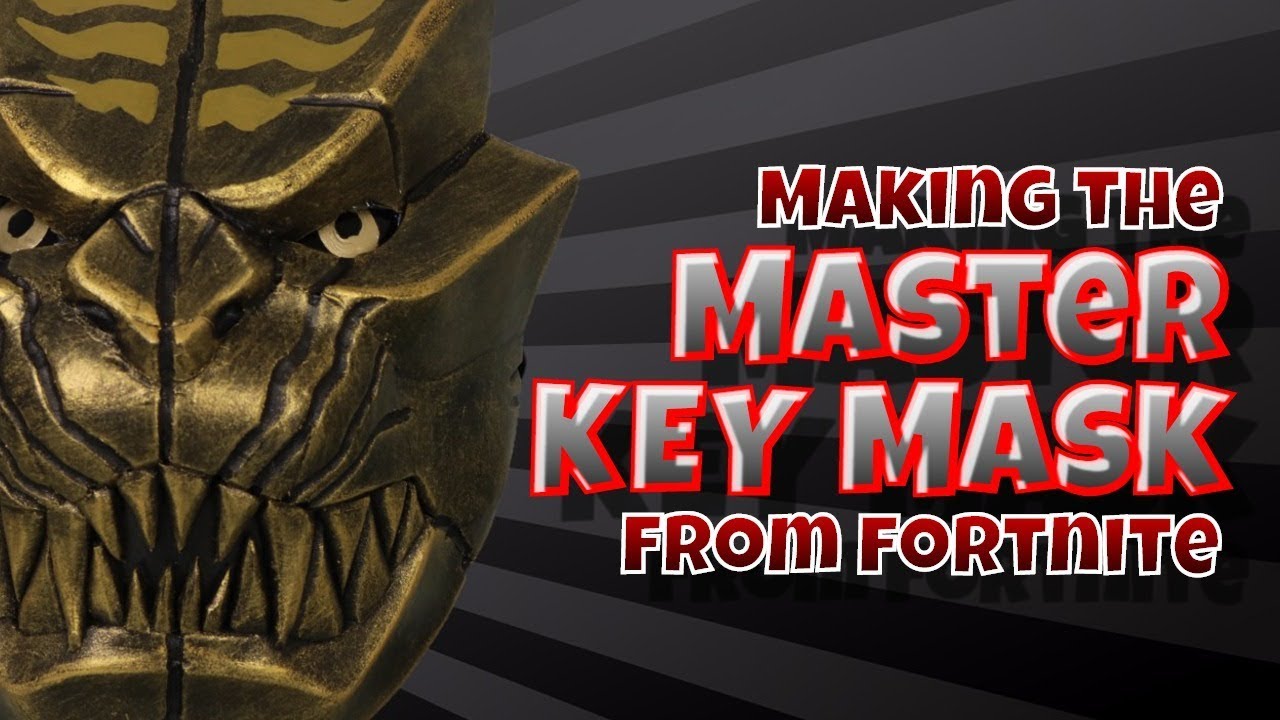 Making the Master Key Mask from Fortnite