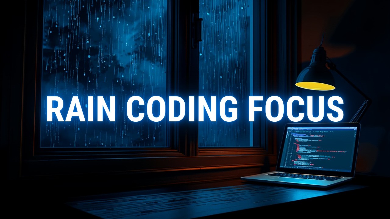 Rain Sounds for Coding  Deep Focus Programming Music