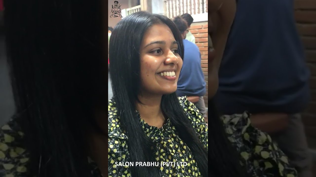 Hair Rebonding Done By Salon Prabhu  -  Kottawa