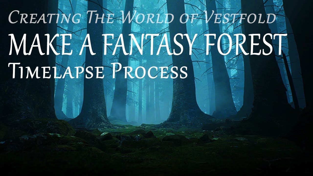 How I make a Fantasy Forest in Unreal Engine 5 | Timelapse Process