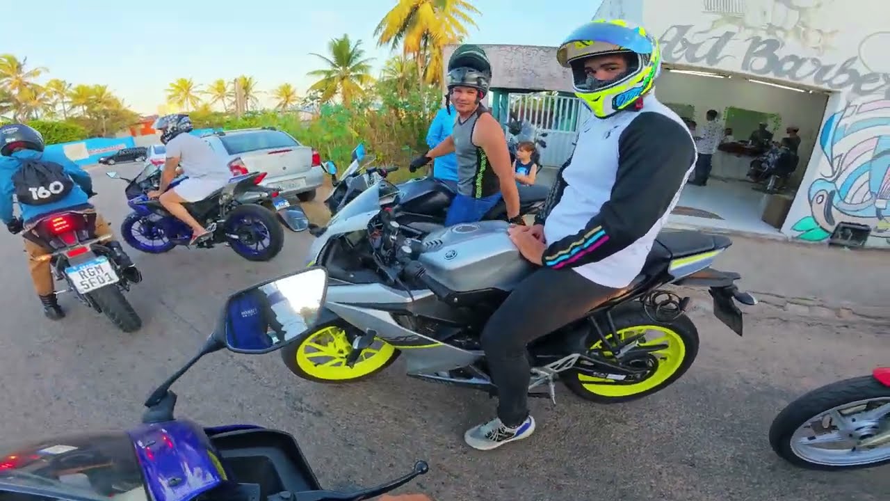 Role das esportivas R15 sbm250s daytona 660 e ninja 400 no Nordeste parte 2