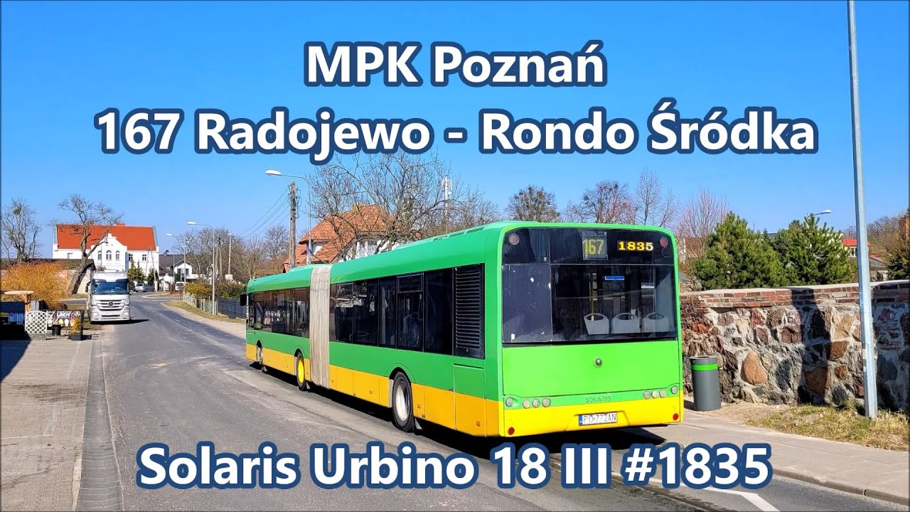 MPK Poznań - linia 167, Solaris Urbino 18 III #1835