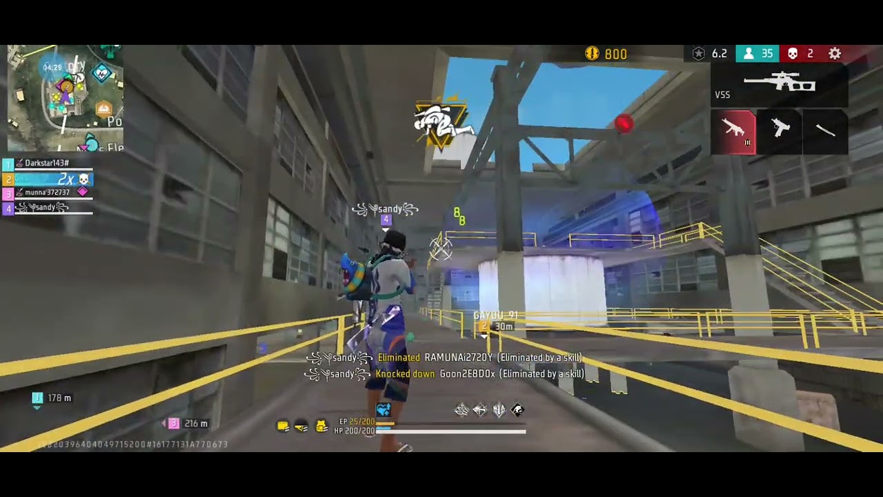 Free fire gameplay 