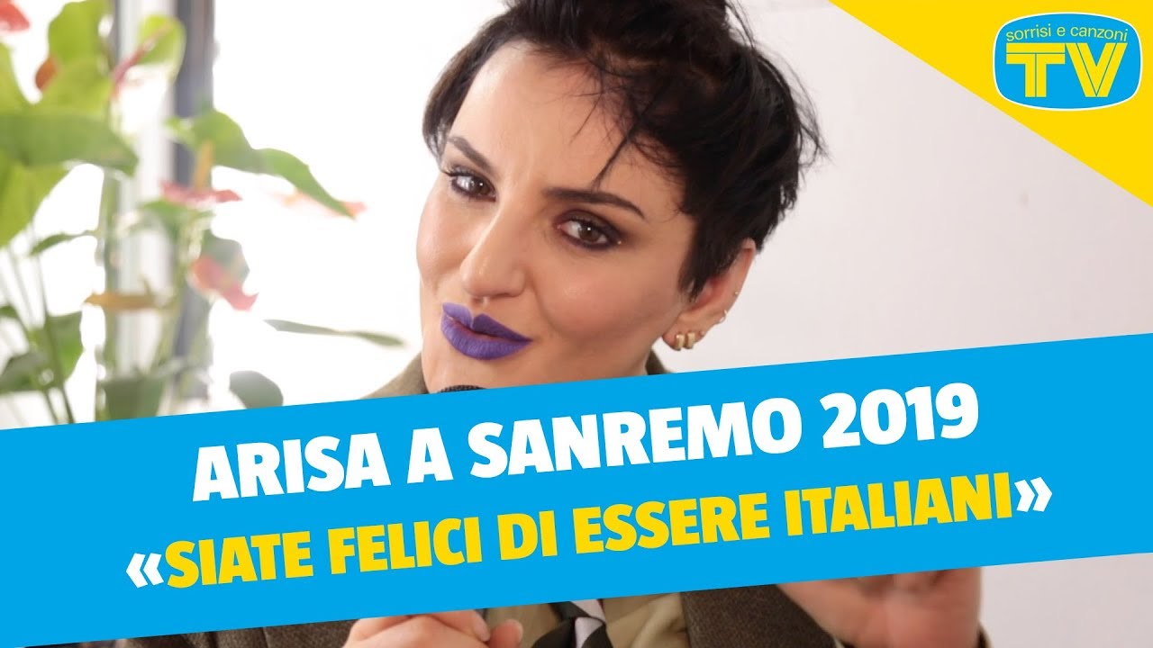 Sanremo 2019 | Intervista a Arisa: «Siate felici di essere italiani»