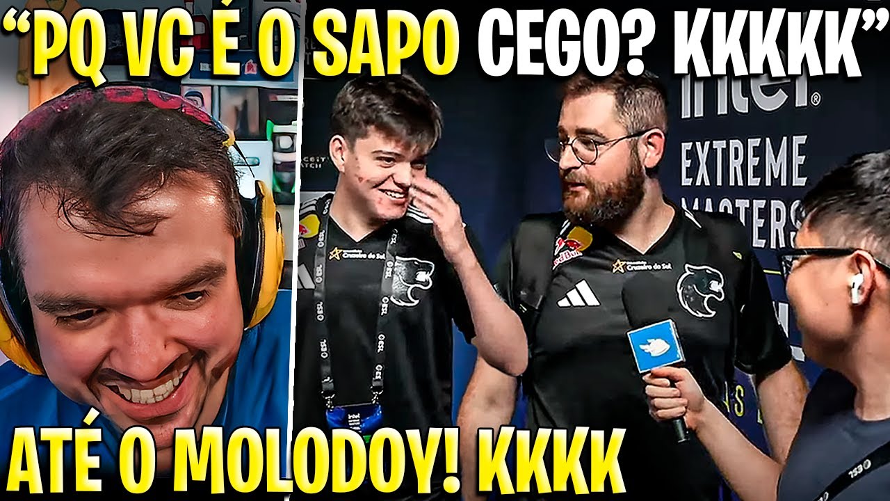 MOLODOY ALASTROU O LIMINHA NA ENTREVISTA DPS DO JOGO!🔥 MUITA RESENHA! KKKKKKKKKK🔥
