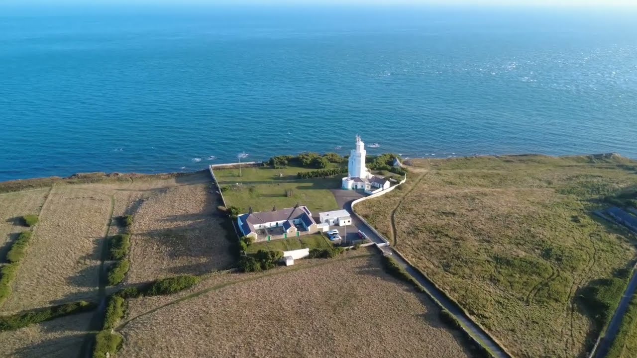St Cathrines Lighthouse and Knowles Farm with the DJI Mini 4k