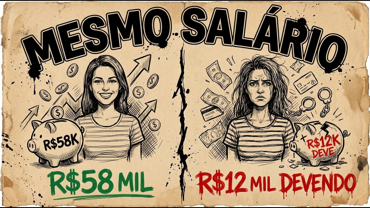Mesmas Amigas, Mesmo Salário: Uma Tem R$58 Mil, Outra Deve R$12 Mil
