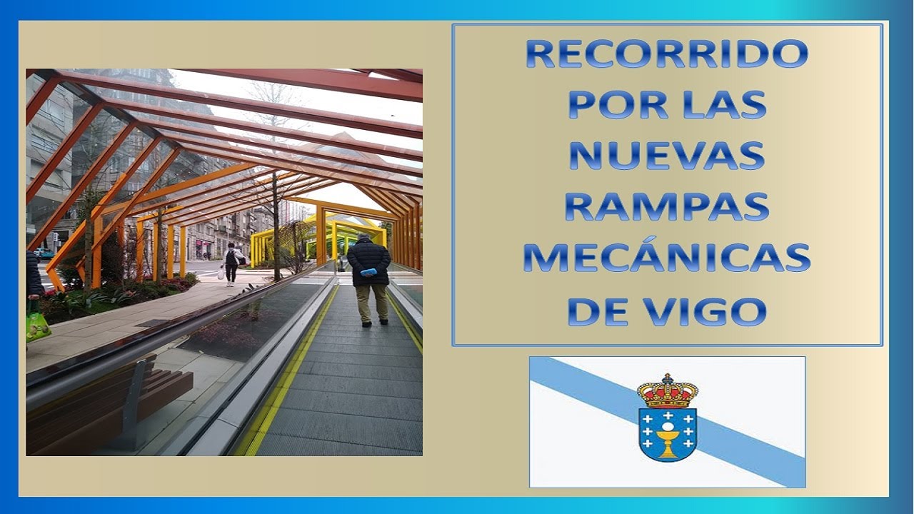 VIGO - EPISODIO 1 - Así se desliza la Gran Vía de Vigo con sus nuevas *RAMPAS MECÁNICAS*