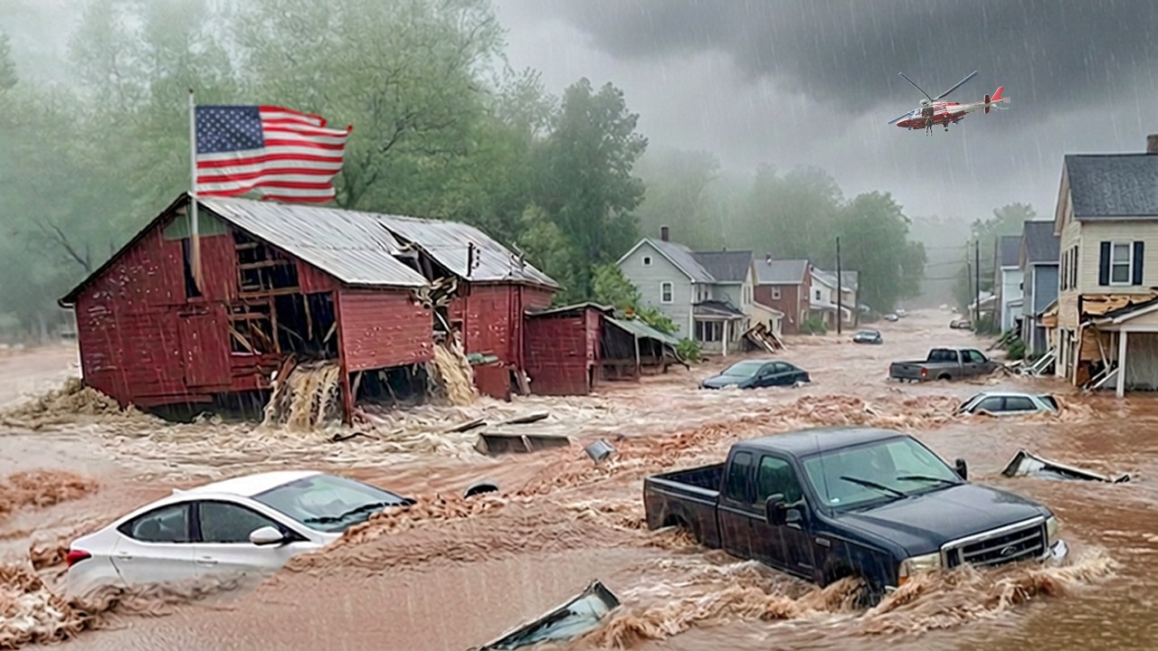 Eastern New York in Flood Chaos! Flooding Collapses Homes, Turns Roads To Rivers in Albany