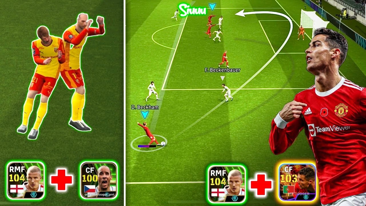 Can Edged Crossing BECKHAM + KOLLER Beat Bullet Header Ronaldo & BECKHAM 🔥 - eFootball 24 Mobile