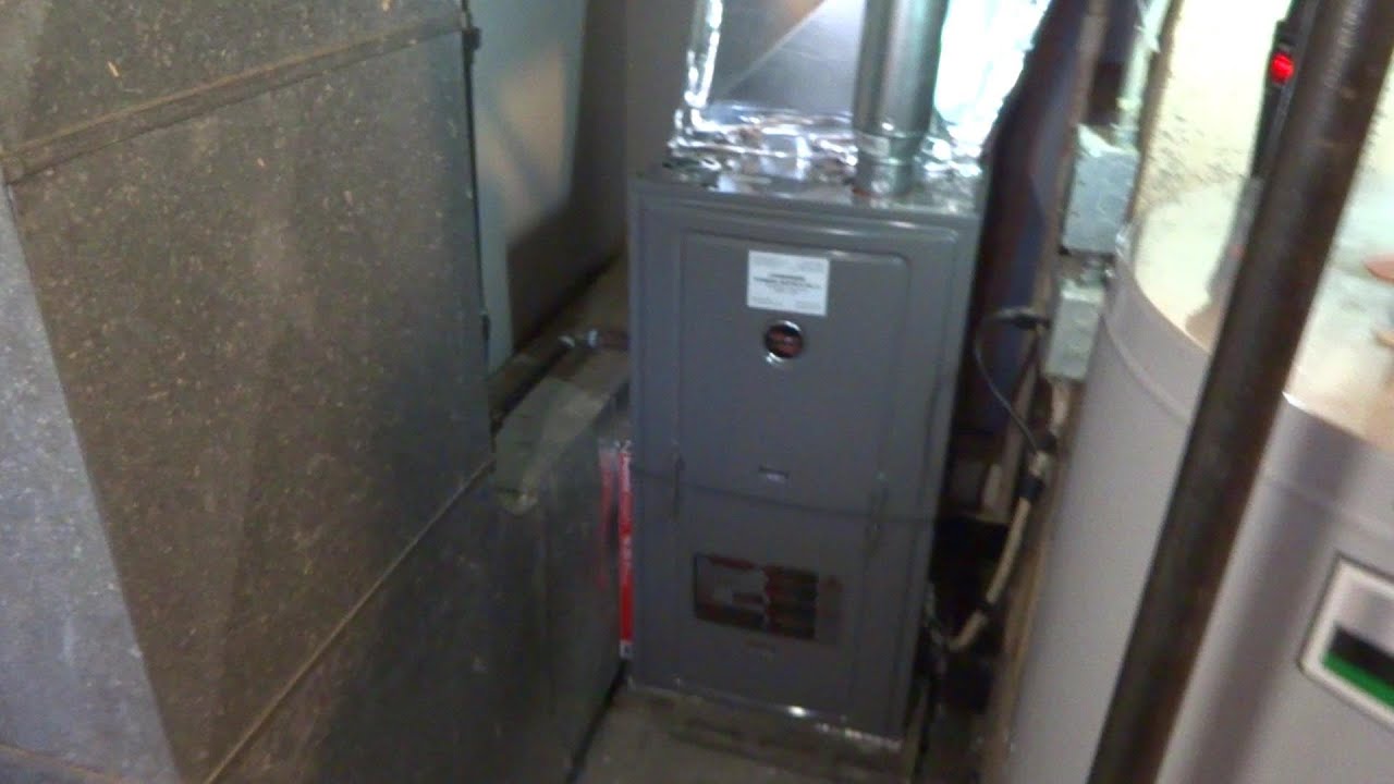 NEW GAS FURNACE REPLACEMENT REMOVE OLD