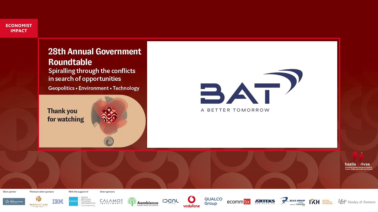 28th Annual Economist Government Roundtable - Day 1 (GR)