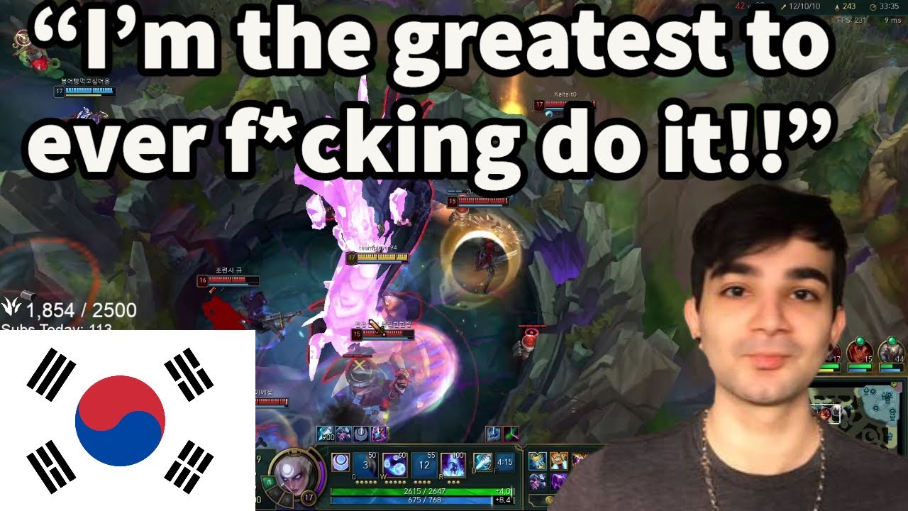 Tarzaned Insane 1v5 Baron Steal в корейском SoloQ, чтобы выиграть обреченную игру!!