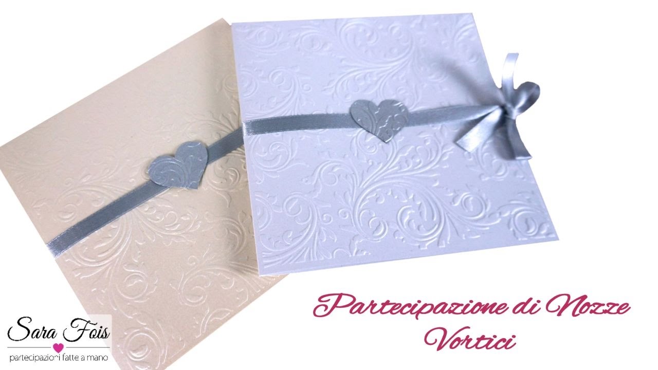 Partecipazioni Vortici |Tutorial Partecipazioni Nozze fai da te | Nozzeggiando