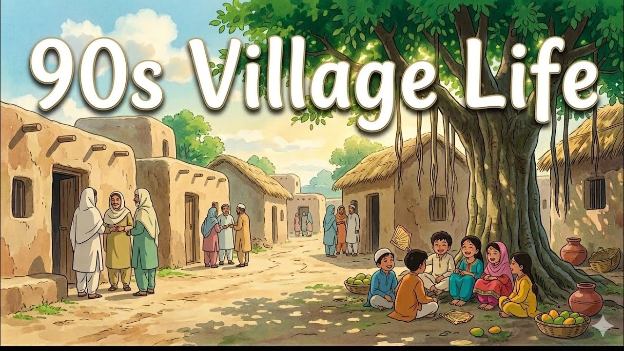 Bachpan Ki Woh Akhri Garmiyan: 90s Village Life | Studio Ghibli Style Nostalgia