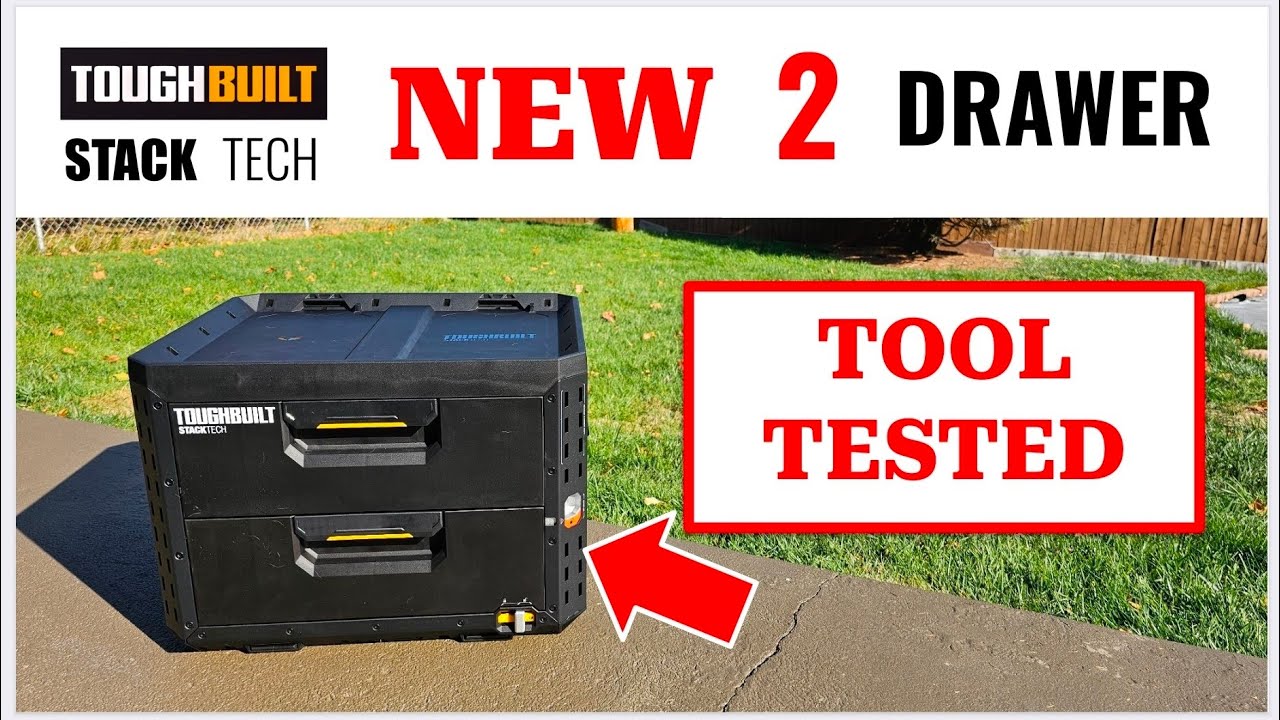 НОВЫЙ ИНСТРУМЕНТАЛЬНО ПРОТЕСТИРОВАННЫЙ ЯЩИК ДЛЯ ИНСТРУМЕНТОВ ToughBuilt StackTech TB-B1-D-72 С 2 ...