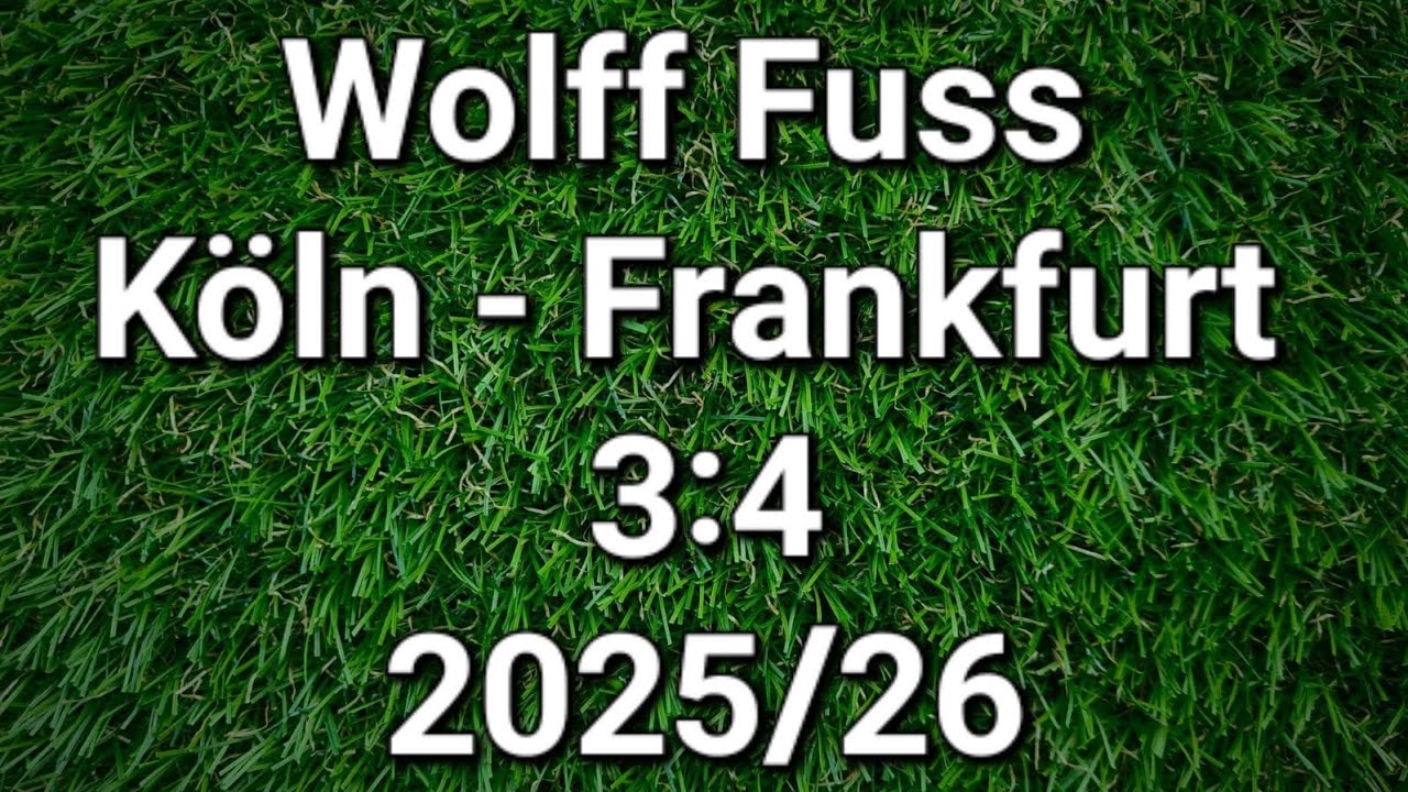 Wolff Fuss kommentiert 1. FC Köln gegen Eintracht Frankfurt 3:4 (2025/26)