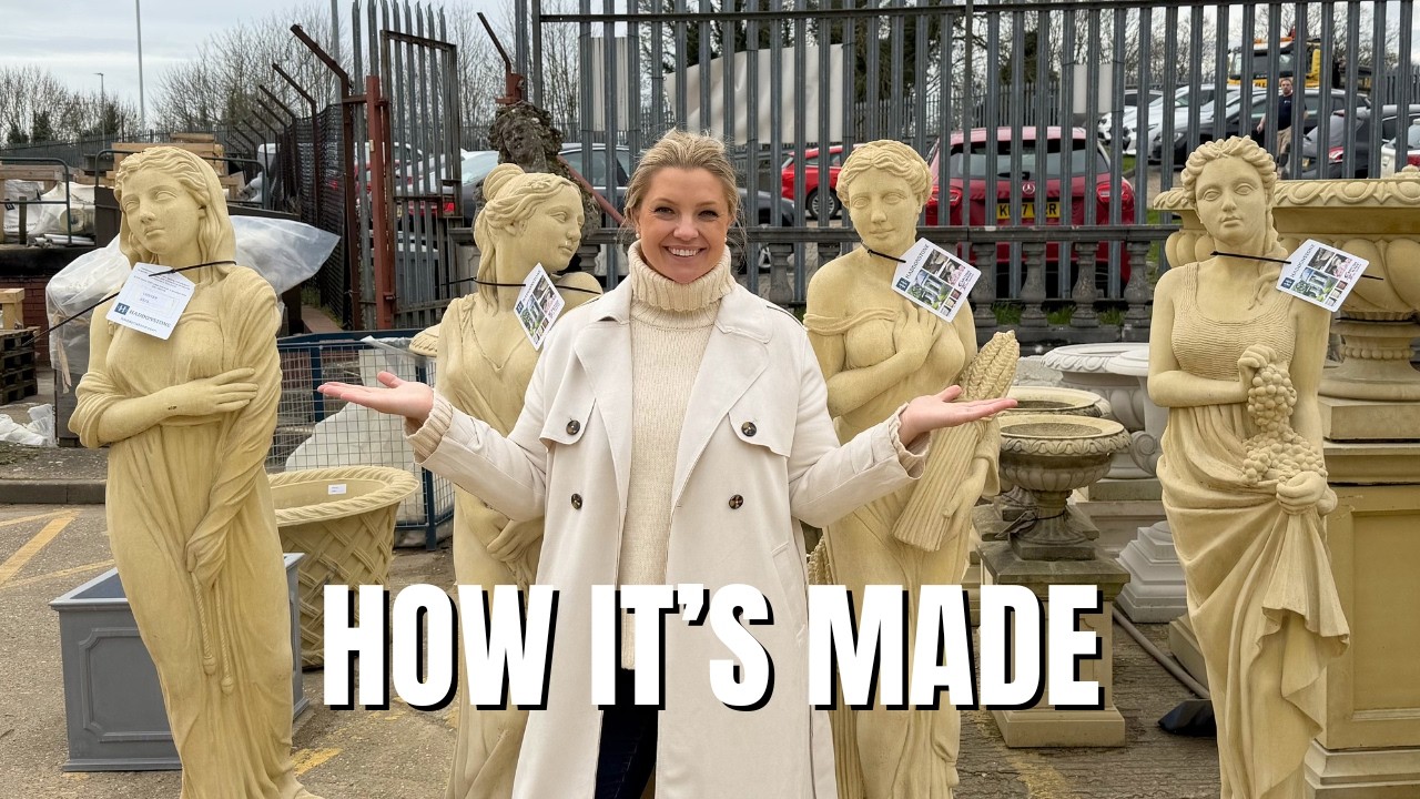 How Luxury Garden Stonework Is Made ⛲️ Inside the Haddonstone Factory