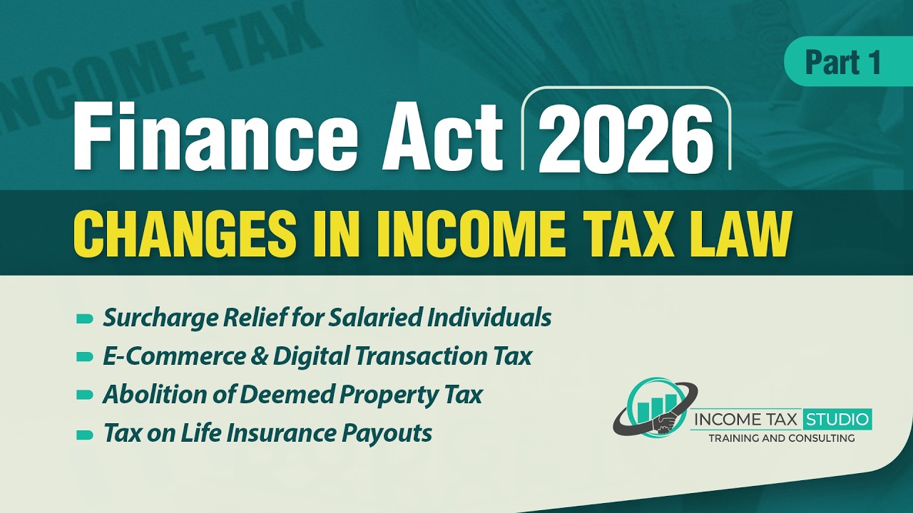 Finance Act 2026 &ndash; Part 1 | Changes in Income Tax Law (Pakistan)