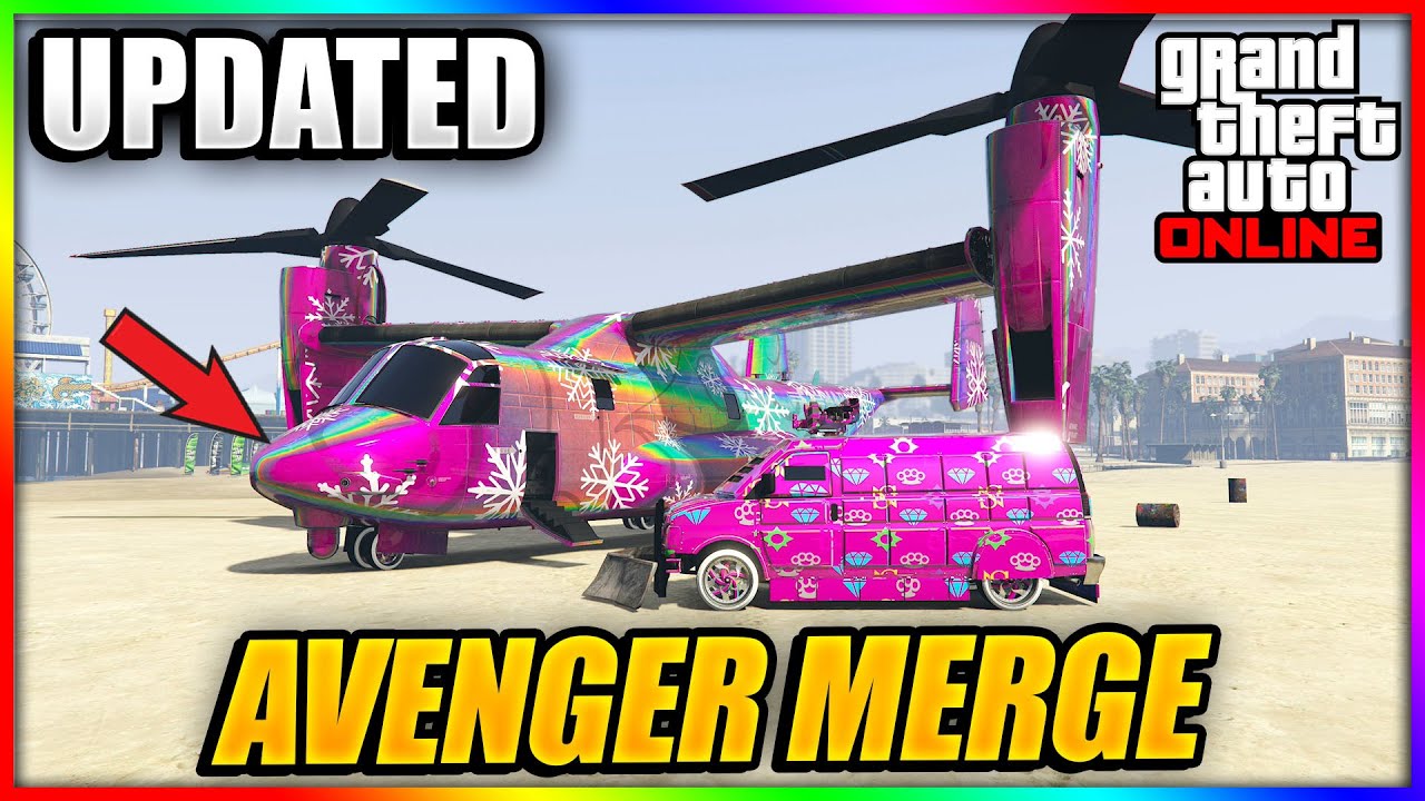 🚀 UPDATED GTA 5 Modded Avenger Glitch! | Merge Cars to Avenger in 1.70
