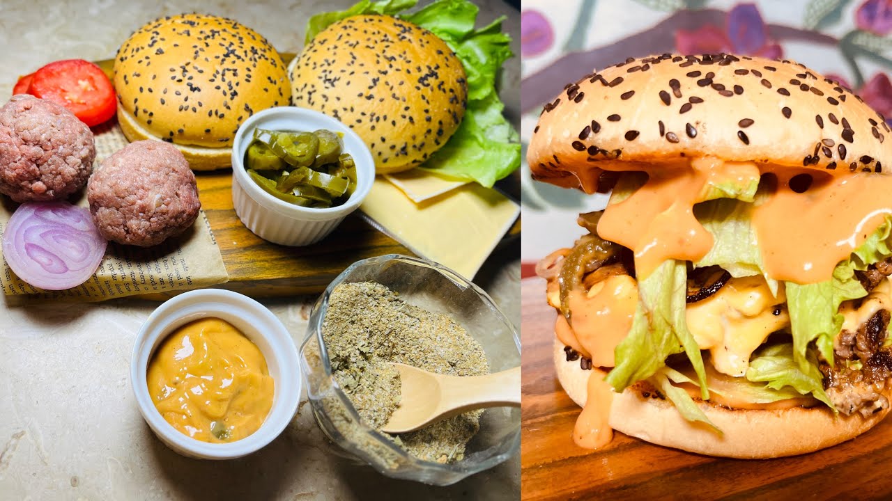 Classical Smash Burger Recipe | Much Better Than Fast Food