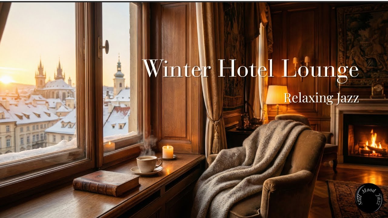 Winter Hotel Lounge | 눈 내리는 날 듣기 좋은 감성 재즈 플레이리스트 | Relaxing Jazz Piano & Soft Rhythms