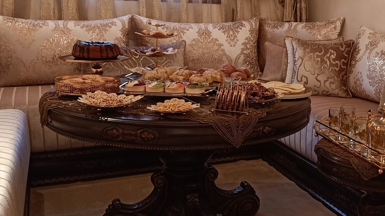 روتيني لاستقبال الضيوف💪عراضة مغربية متولة👌Élégante table