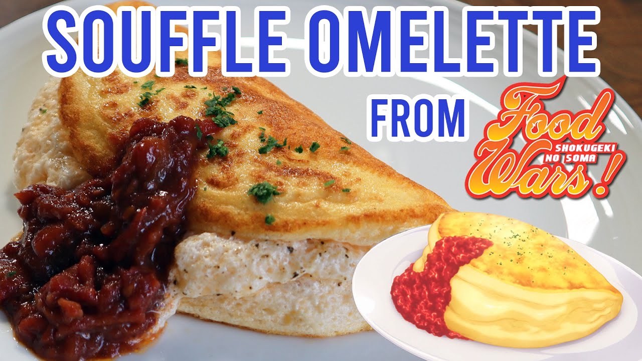 MELT IN YOUR MOUTH OMELETTE | Souffle Omelette from Food Wars/Shokugeki No Soma | Anime Kitchen