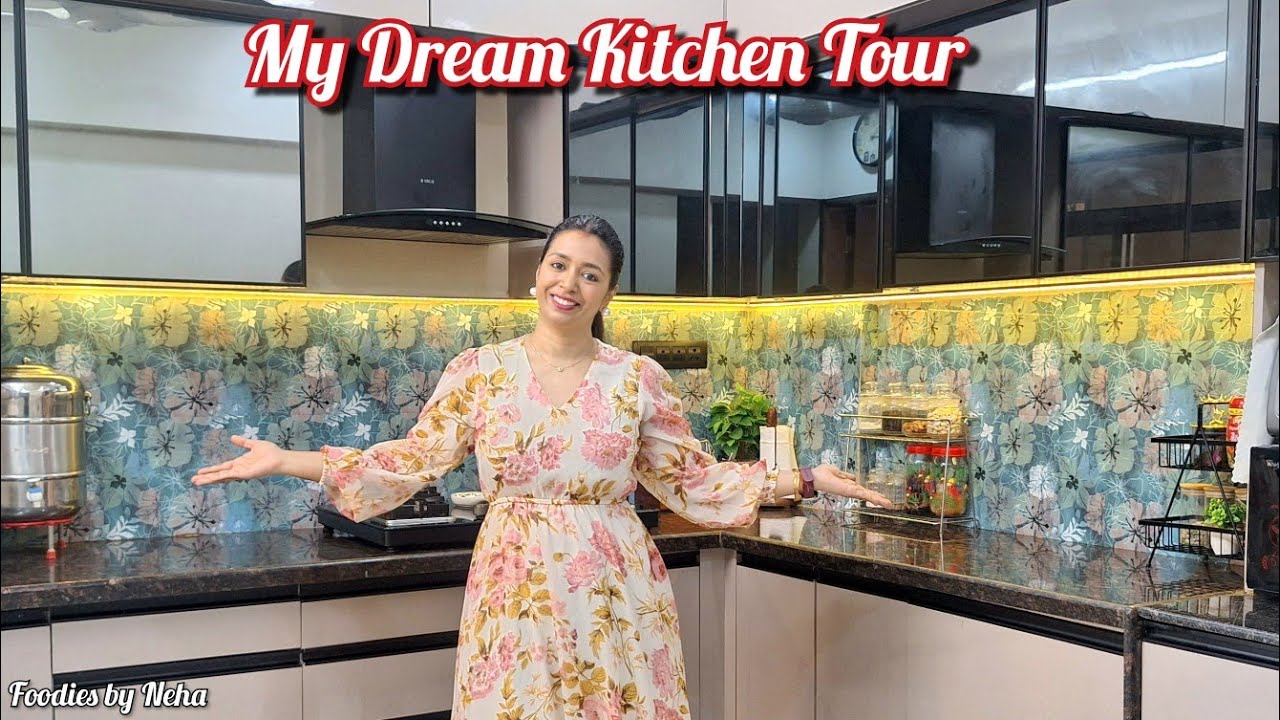 *My Beautiful Kitchen Tour* || My Organized Kitchen Tour || Indian Kitchen Tour || Vlog