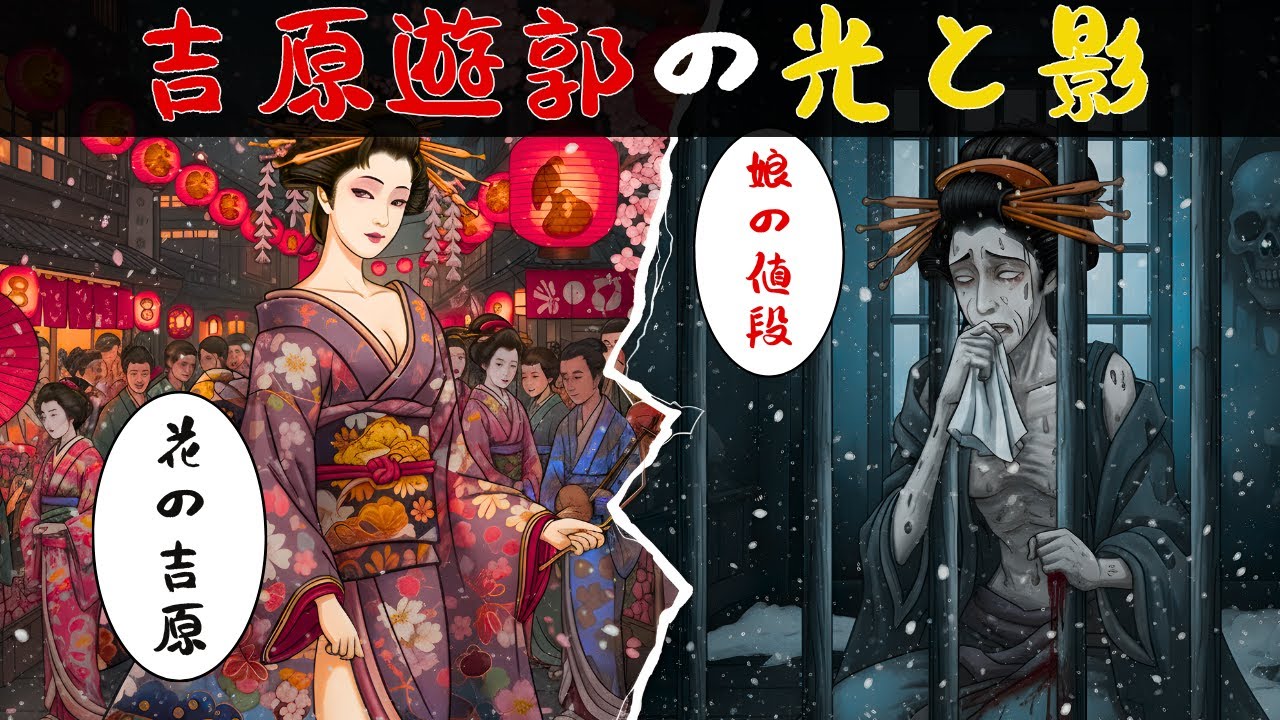 【史実】吉原遊郭。花が咲き誇る夢の国で、誰にも知られず死んでいった遊女たちの「奴隷」としての生涯。