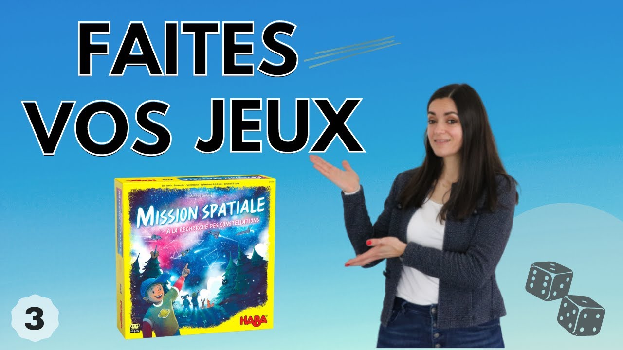 Présentation du jeu Mission Spatiale