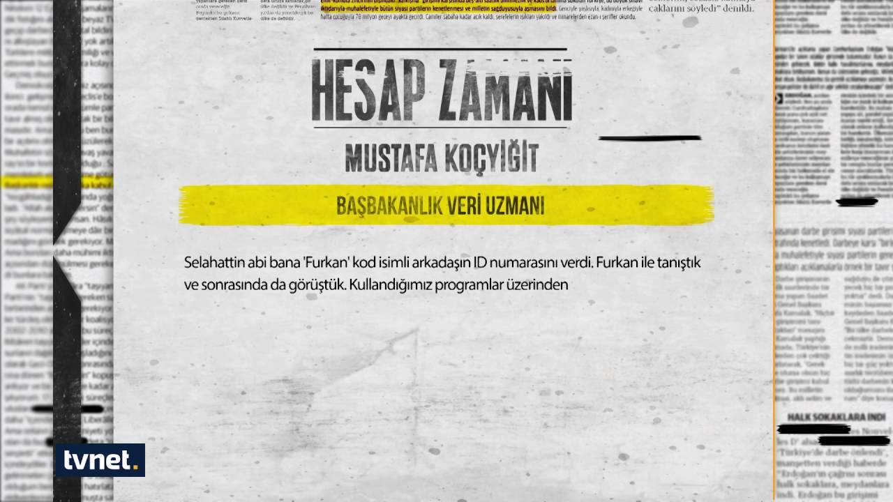 Başbakanlık Veri Uzmanı Mustafa Koçyiğit | Darbeciler Hesap Veriyor