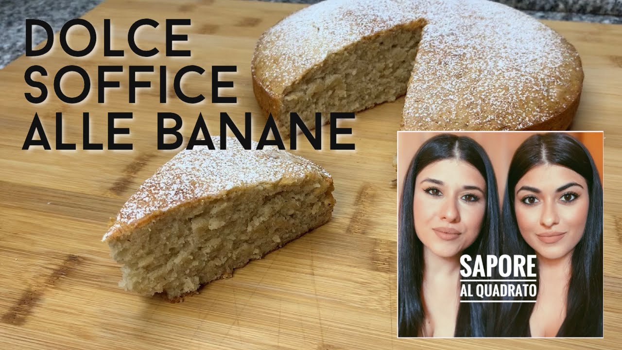 Dolce soffice alle banane 🍌 (senza burro e senza uova)