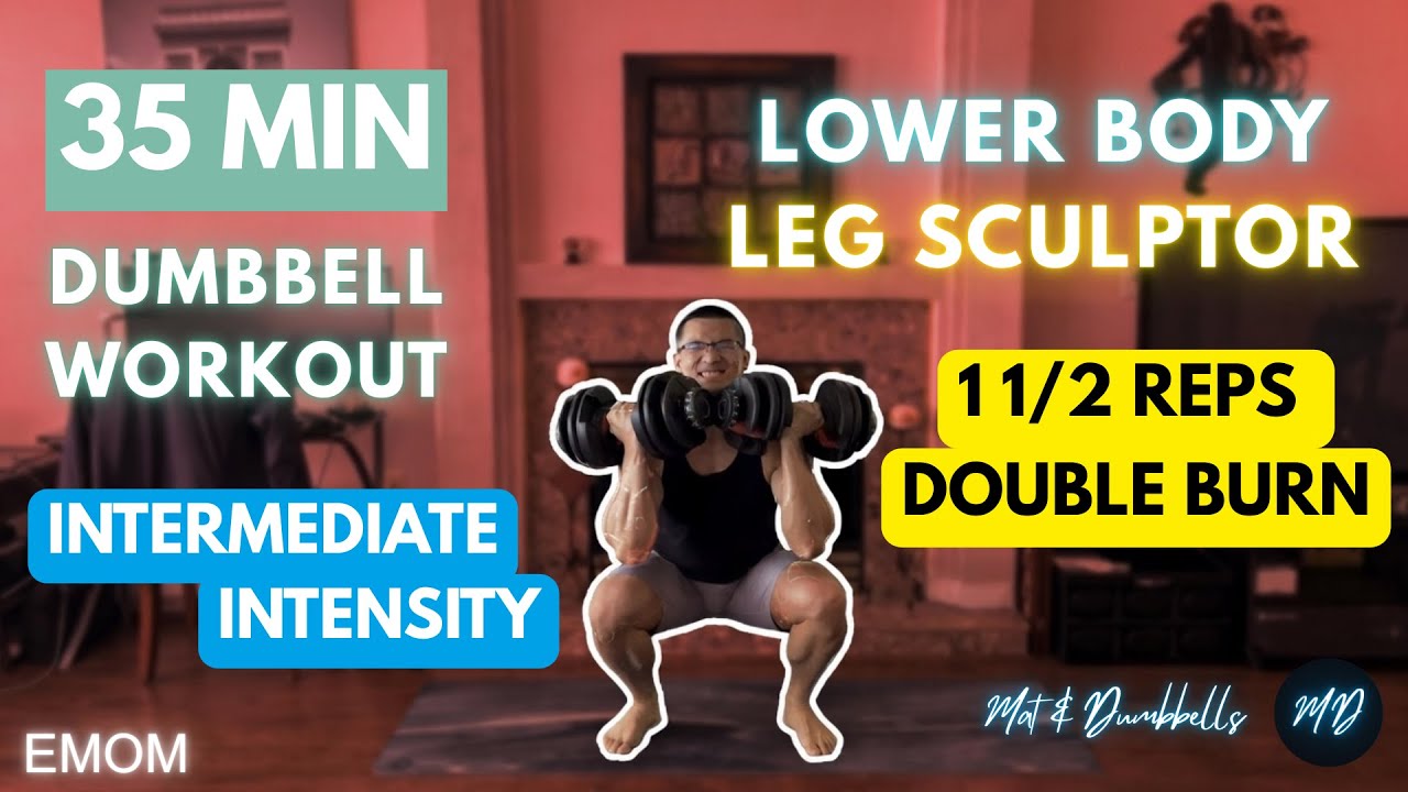 35 Min Intermediate LOWER BODY EMOM | The 1.5 Rep 