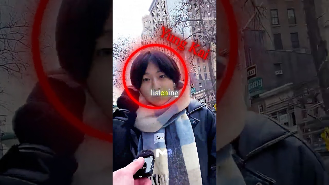 Yung Kai ran into a street interview...🔥