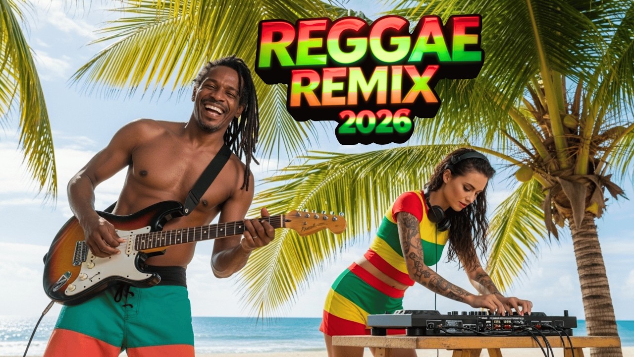☀️ Summer Reggae Remix | Tropical Beats for Hot Days & Good Vibes 🌴| ReggaeFlow