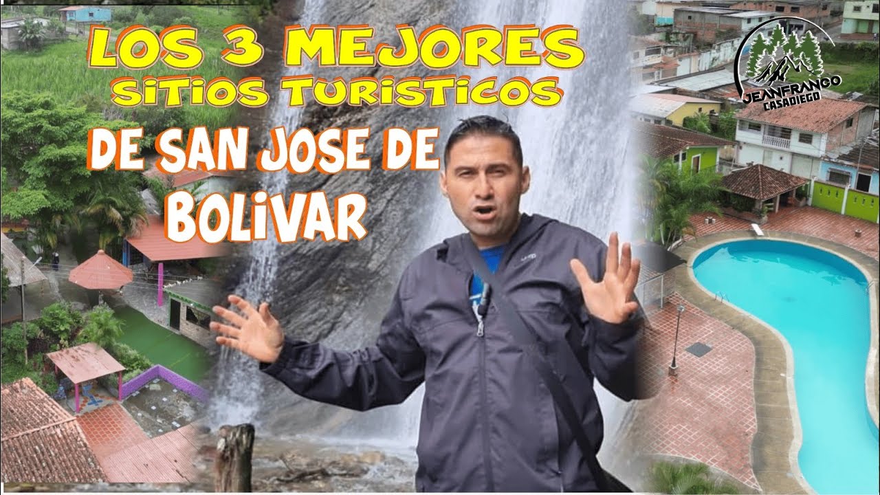 🤽‍♀️Los 3 mejores lugares de SAN JOSE DE BOLIVAR, municipio Francisco de Miranda🤽‍♀️