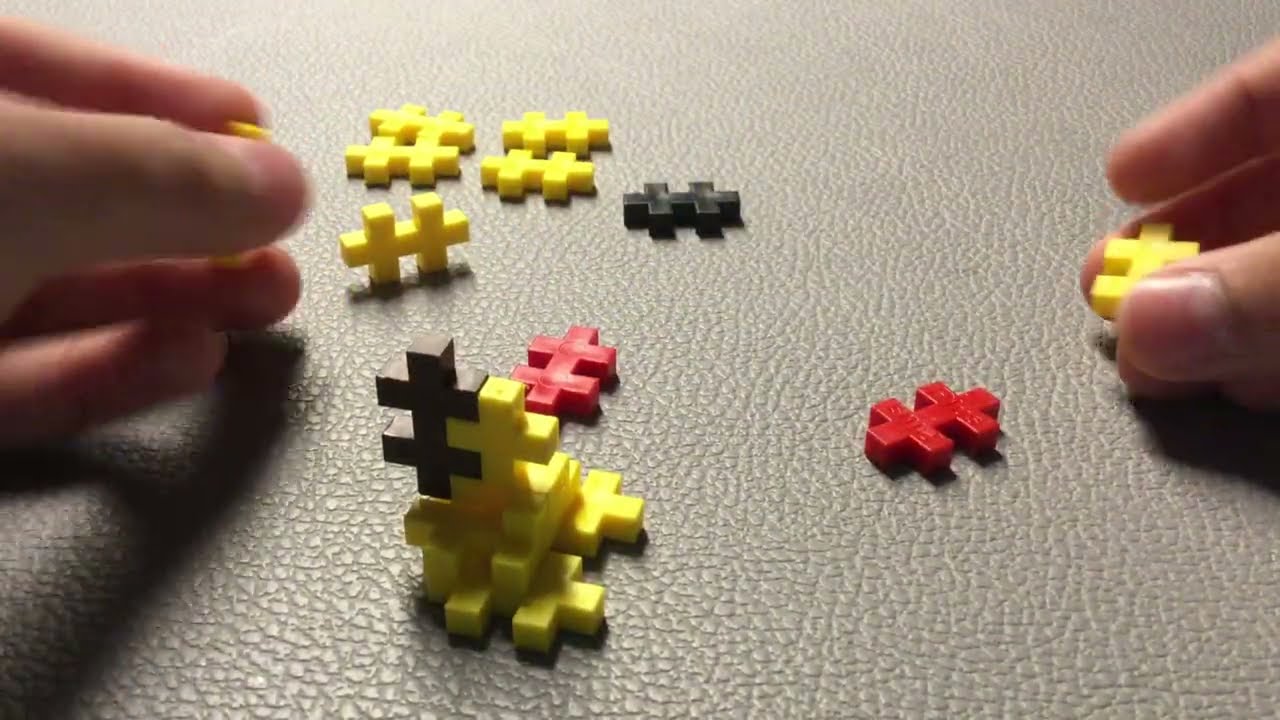 How to make a Pikachu with Plus Plus