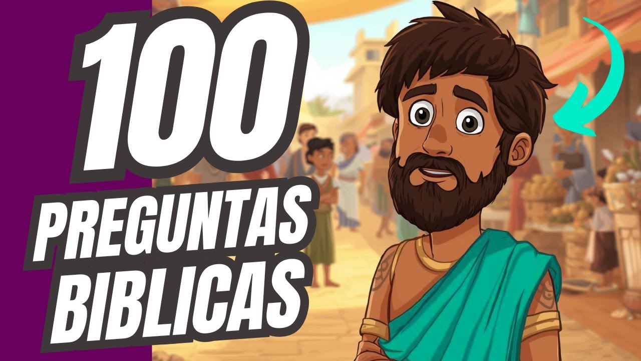 100 PREGUNTAS FACILES DE LA BIBLIA 🤩💯📖| 100 ACERTIJOS BIBLICOS