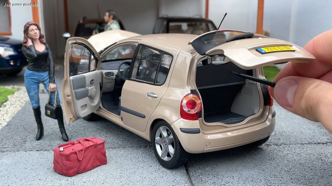 1:18 Renault Modus 1.5 dCi 2006, beige metallic - Norev [Unboxing]