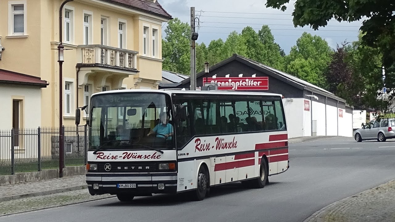 Mitfahrt im SETRA S215 UL von Reise-Wünsche Schwepnitz