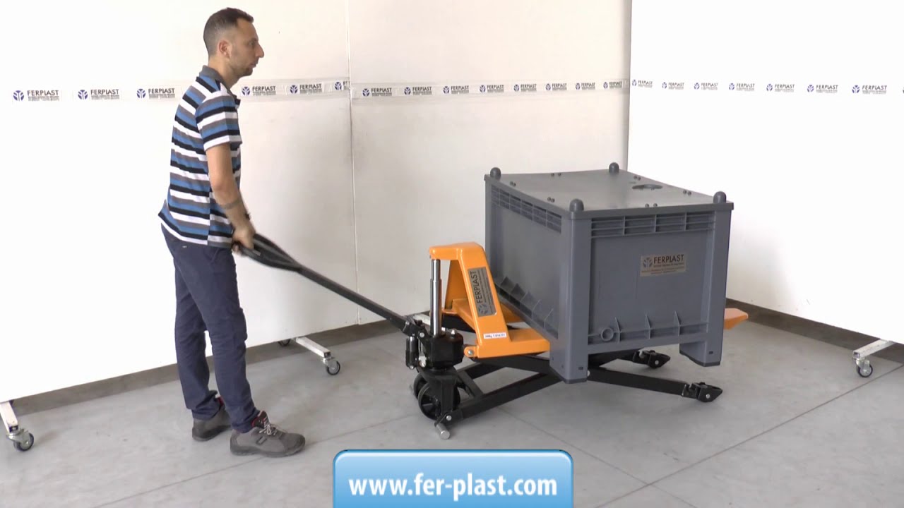 Transpallet elevatore manuale FPJF W550M - www.fer-plast.com