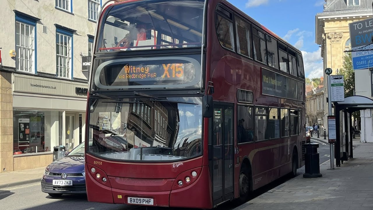 Kickdowns! Oxford Bus Company 80958 (BX09 PHF) Service X15