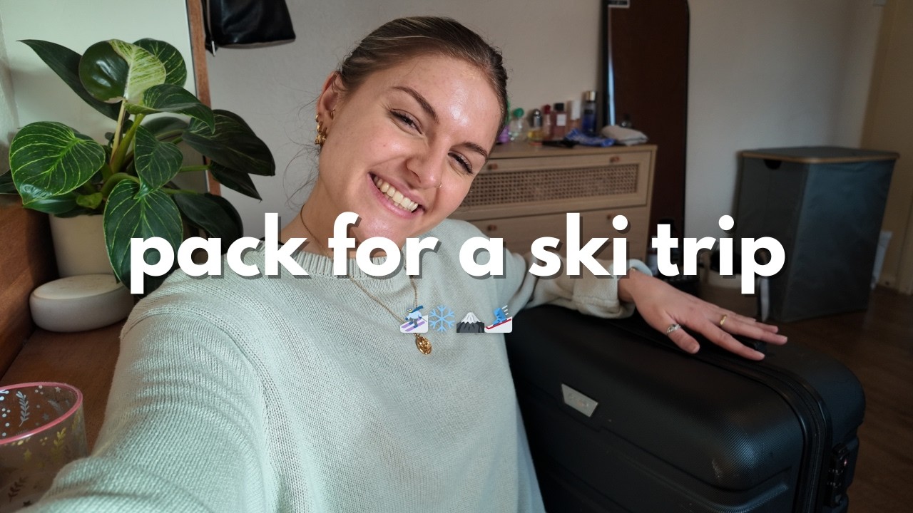 PACK WITH ME | what to pack for a ski trip