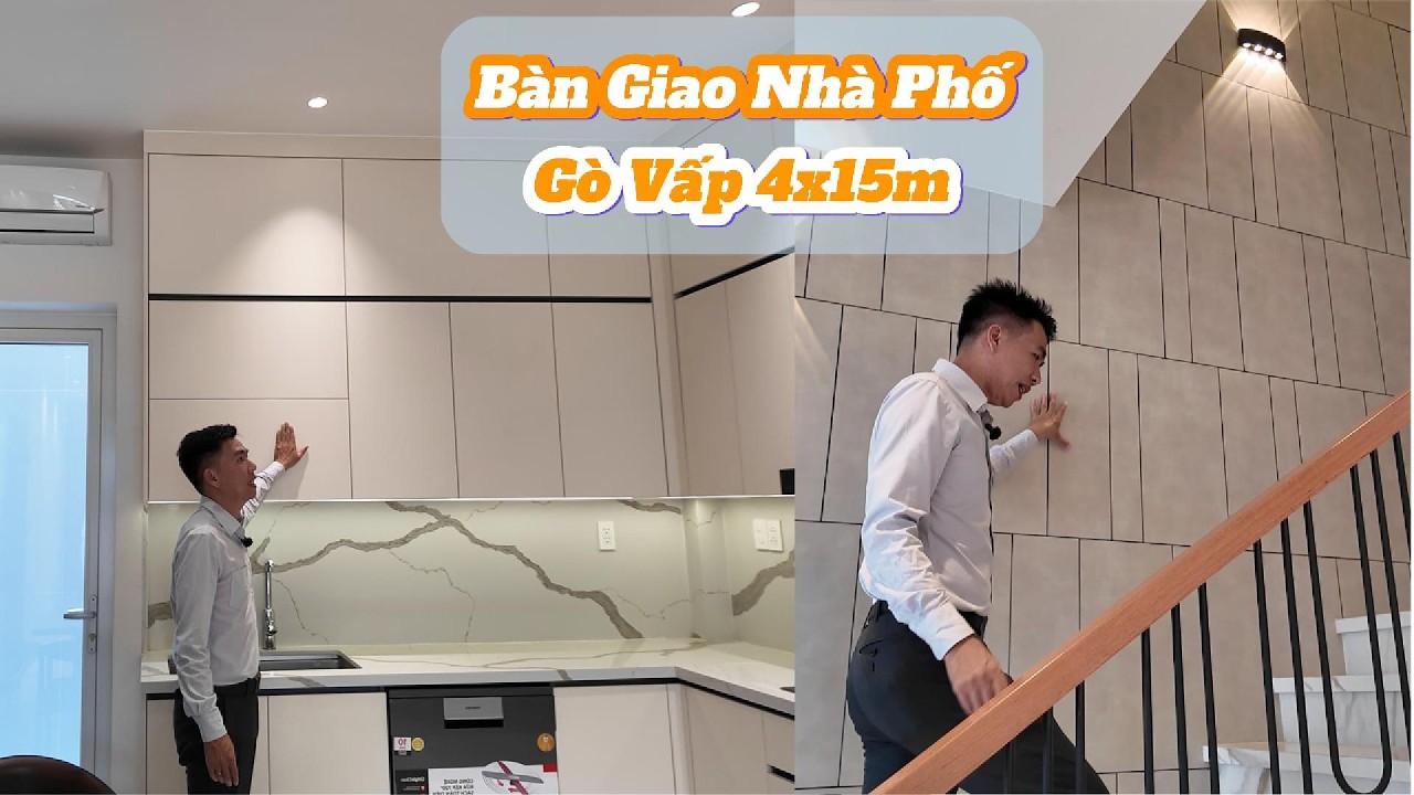 [Thực tế] Bàn giao NHÀ PHỐ ĐẸP HIỆN ĐẠI 4 Tầng 4x15M tại Gò Vấp  - Xây Nhà Trọn Gói