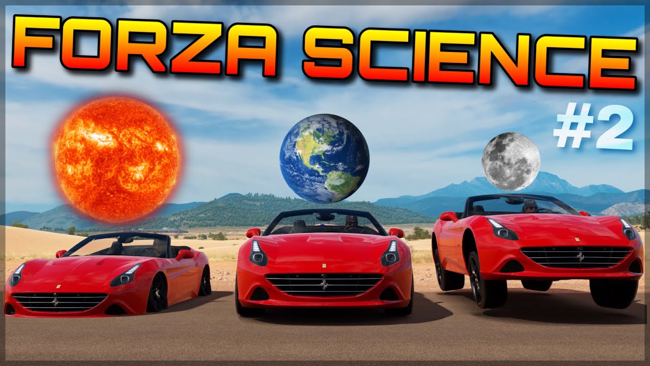 CHANGING THE GRAVITY | Forza Science | Moon, Mars, Jupiter & Sun-like Gravity in Forza Horizon 3