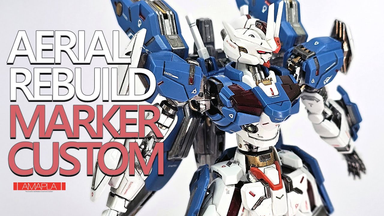HG 에어리얼 리빌드 마커 도색 커스텀 빌드 (hg Aerial Rebuild Marker Custom Build)