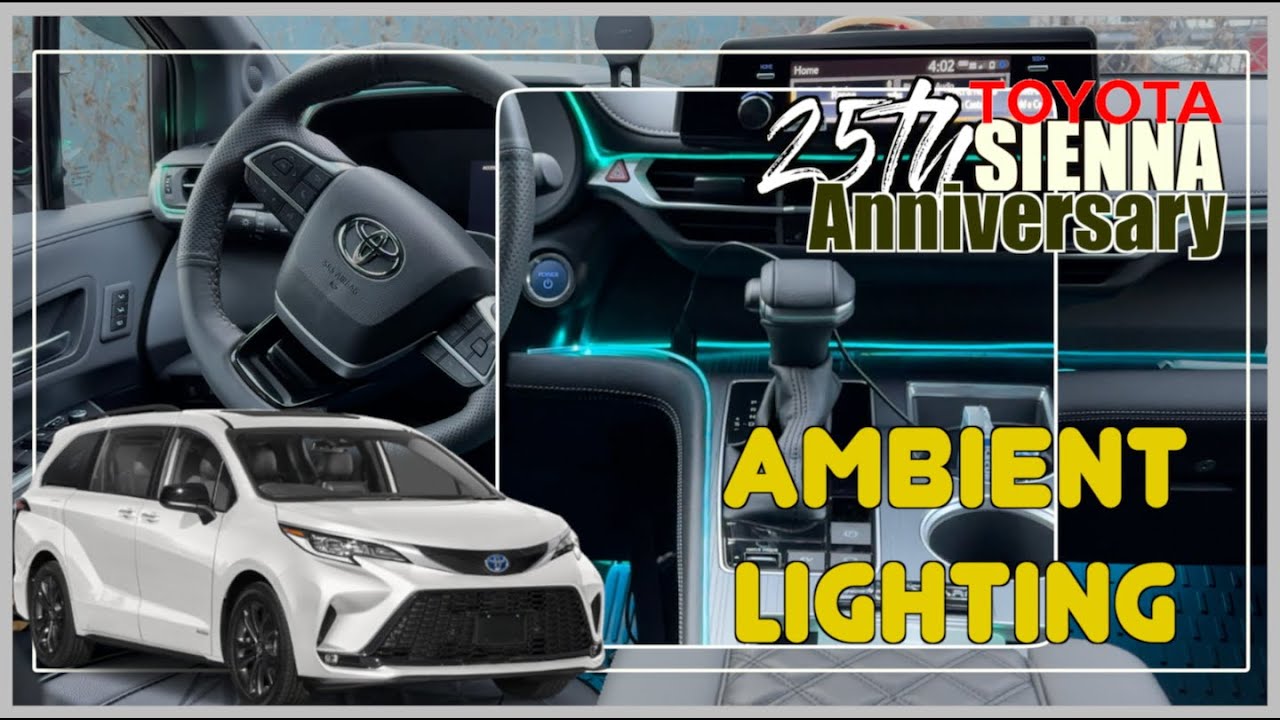 Interior Ambient Lighting Install on our Toyota Sienna